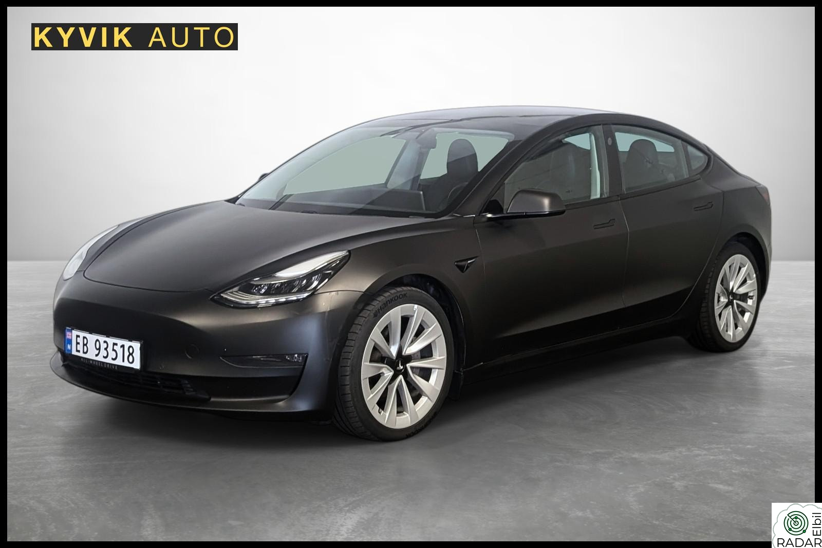 TESLA Model 3 Long Range AWD | 498 hk | Autopilot | Pano | 580km WLTP
