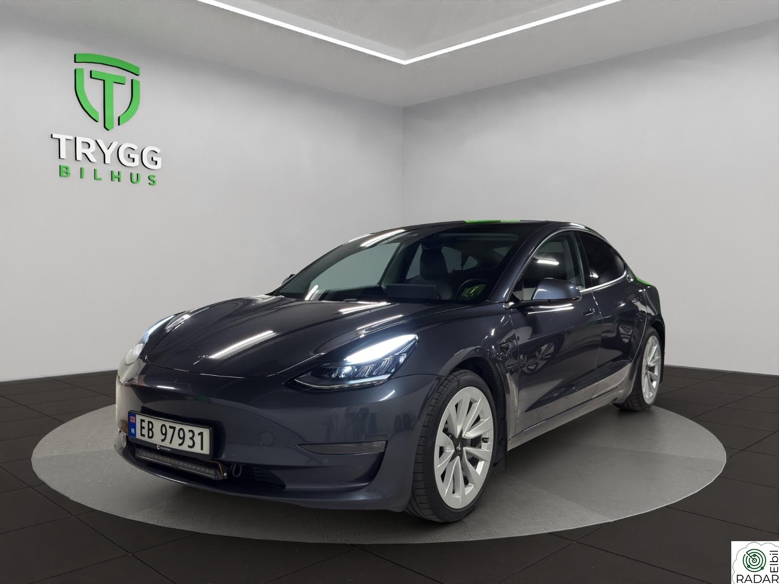 TESLA Model 3 Long Range AWD / Strøken / Ny-EU / Påkostet / Garanti