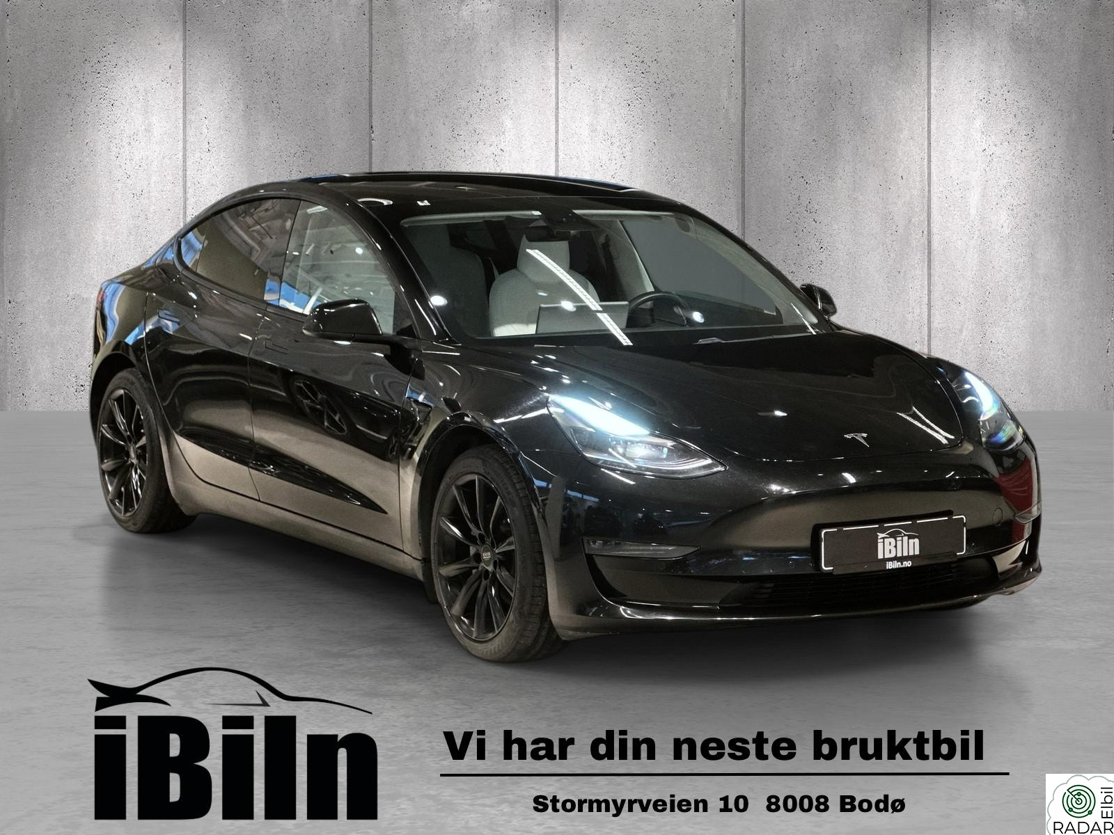 TESLA Model 3 Hengerfeste, AWD, Long Range, Appstyring, ACC++