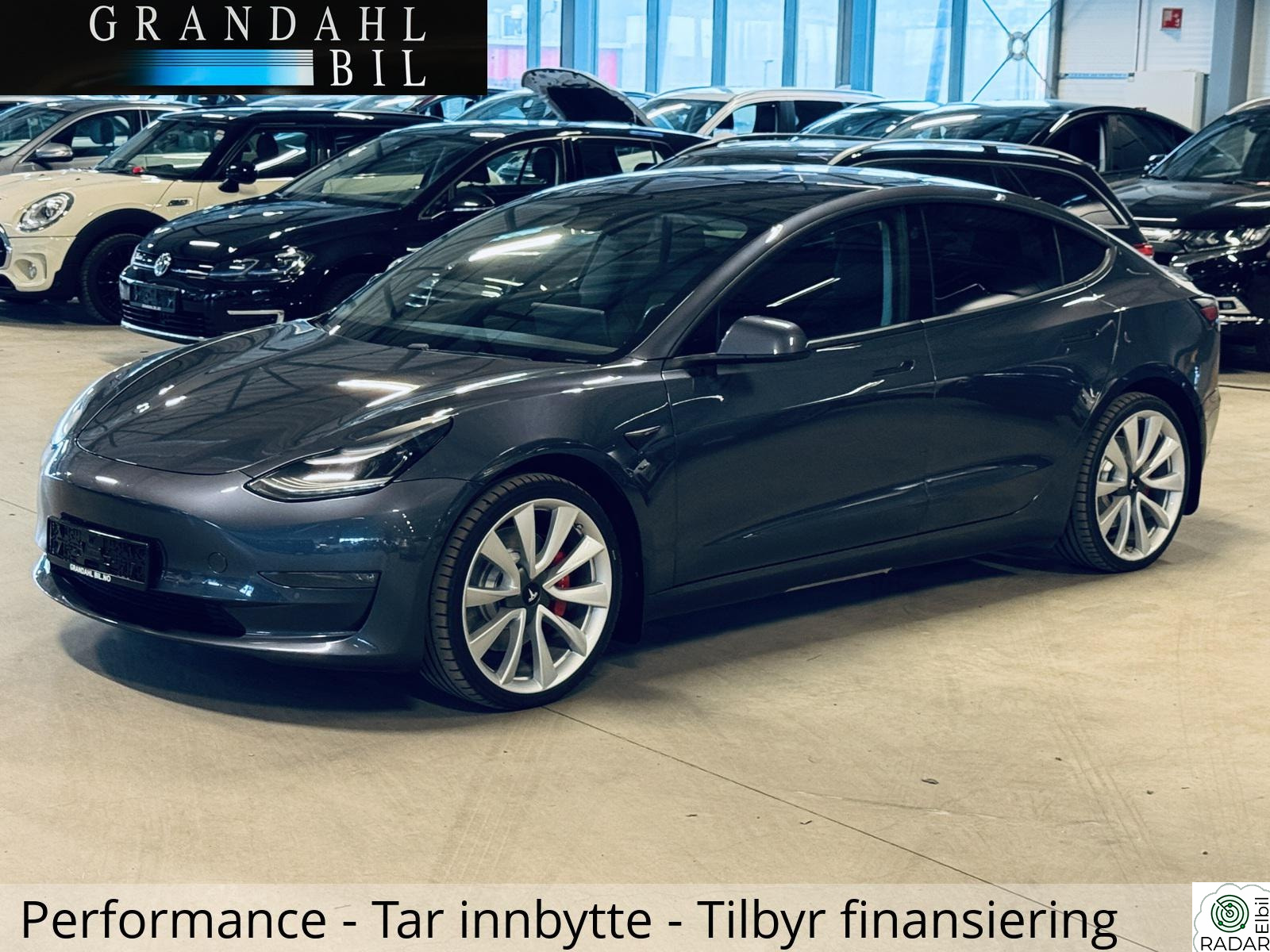 TESLA Model 3 Performance - Long Range - 4 WD - Tar innbytte