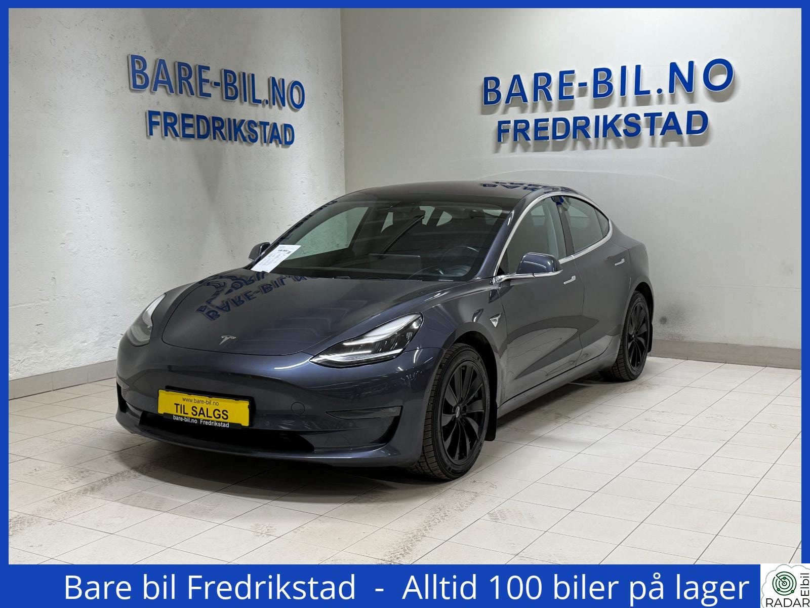 TESLA Model 3 LR AWD Med Panorama/ Acc/ Skinn/ Kamera/ Navi/ BT/ Dab