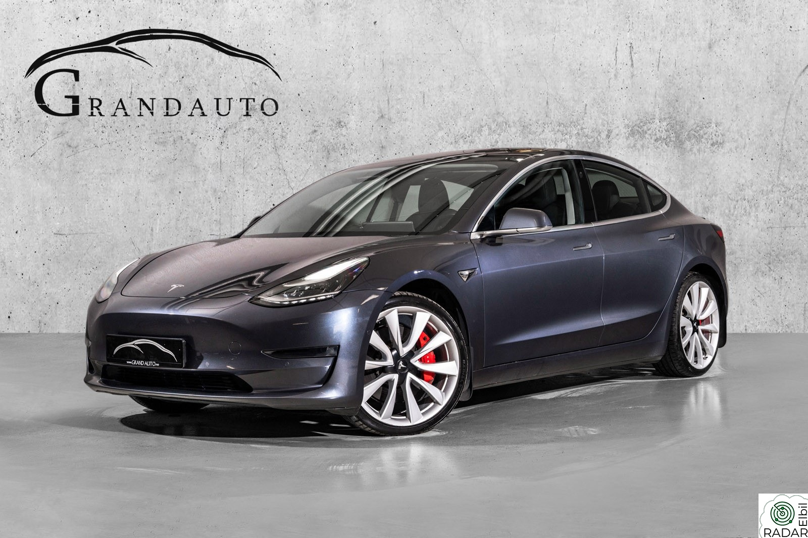 TESLA Model 3 PERFORMANCE AWD AUTOPILOT PREMIUM SKINN - HELT NY EU!