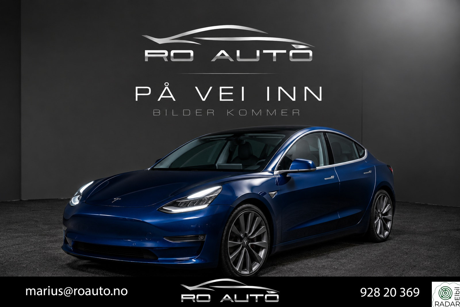 TESLA Model 3 Longe Range AWD - 560km/ACC/Panorama tak++