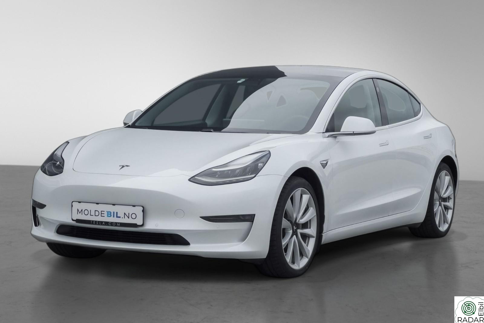 TESLA Model 3 Long Range/4x4/Premium/Skinn/Krok/Ryggekamera