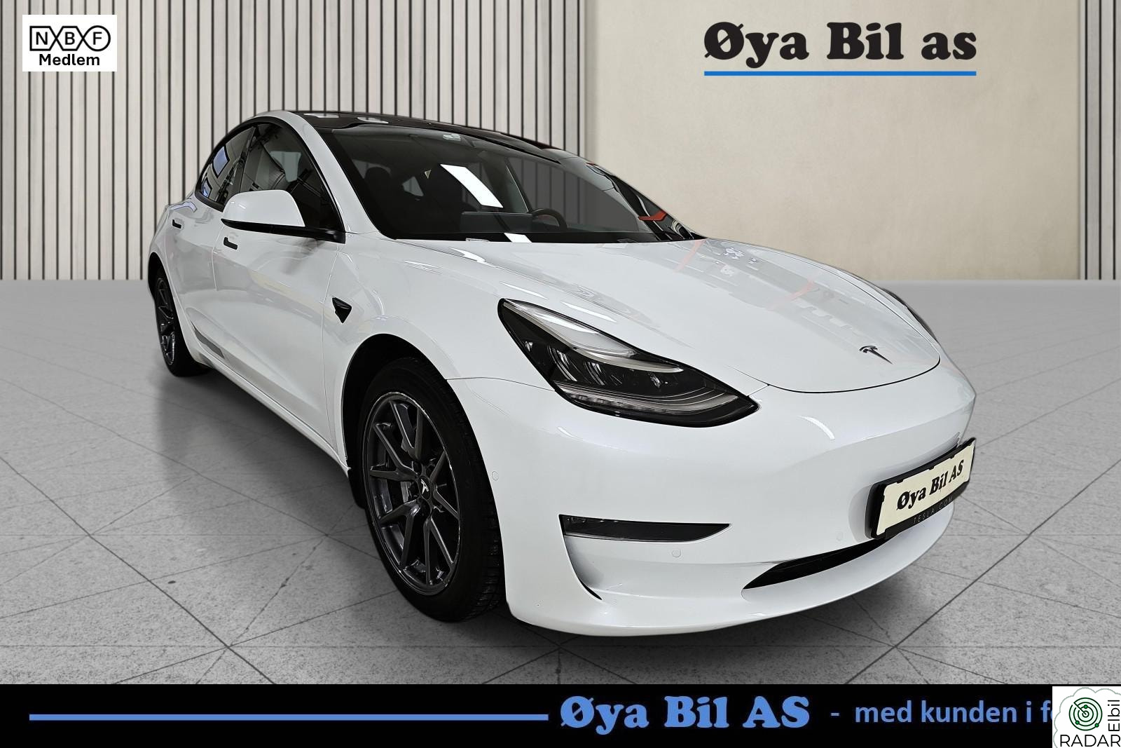 TESLA Model 3 Long Range-Firehjulsdrift-Panorama-Krok-Navi+++