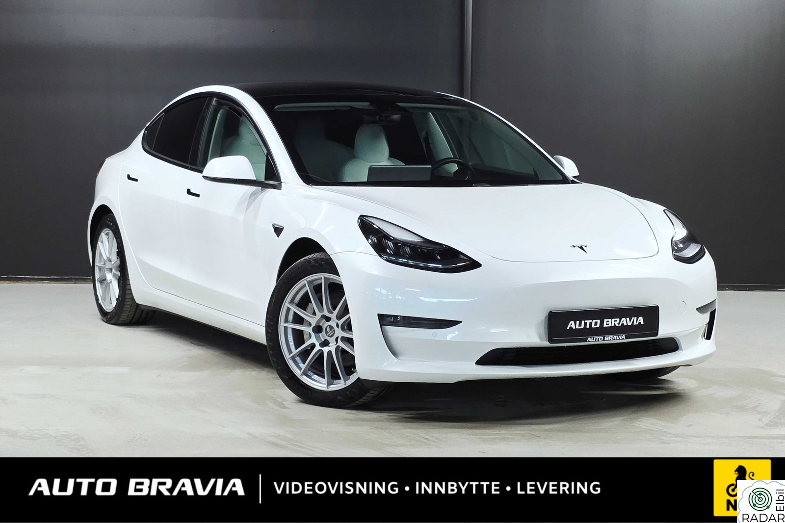 TESLA Model 3 LONG RANGE/AWD/580KM/VARMEPUMPE/ACC/AP/KROK/NAF TEST++