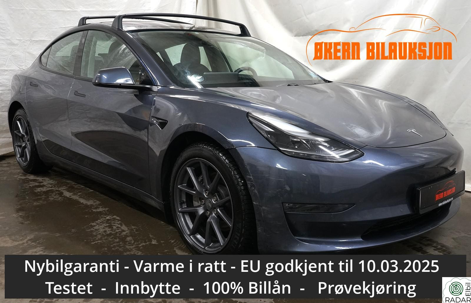 TESLA Model 3 LR Premium 496HK-Auto-AWD-Skinn-Klima-Autopilot-Garanti