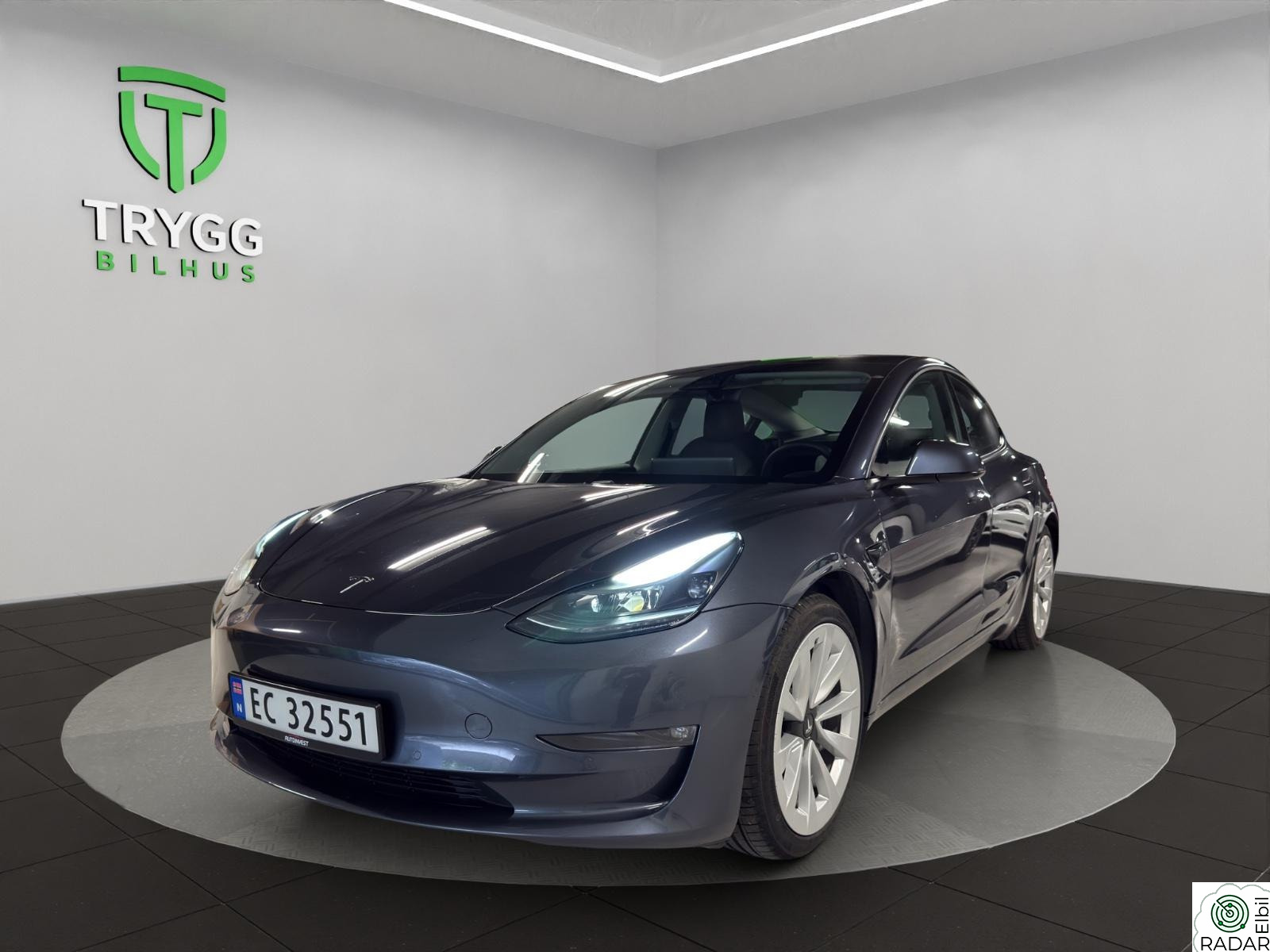 TESLA Model 3 Long Range AWD / Nye dekk / Ny Eu-kontroll / Premium