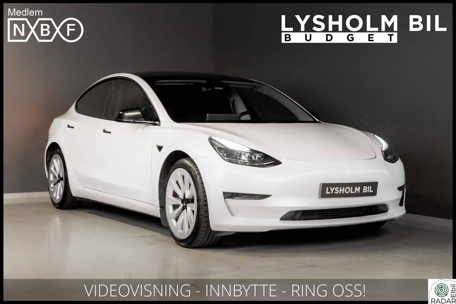 TESLA Model 3 Long Range/Premium/4x4/Autopilot/Skinn/Hengerfeste