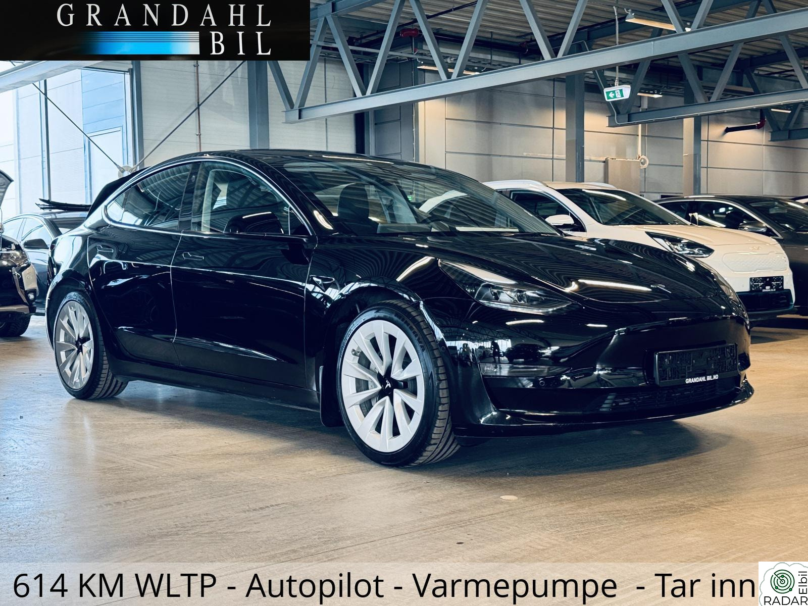 TESLA Model 3 LR - 4WD - Varmepumpe - Varme i ratt - Tar innbytte