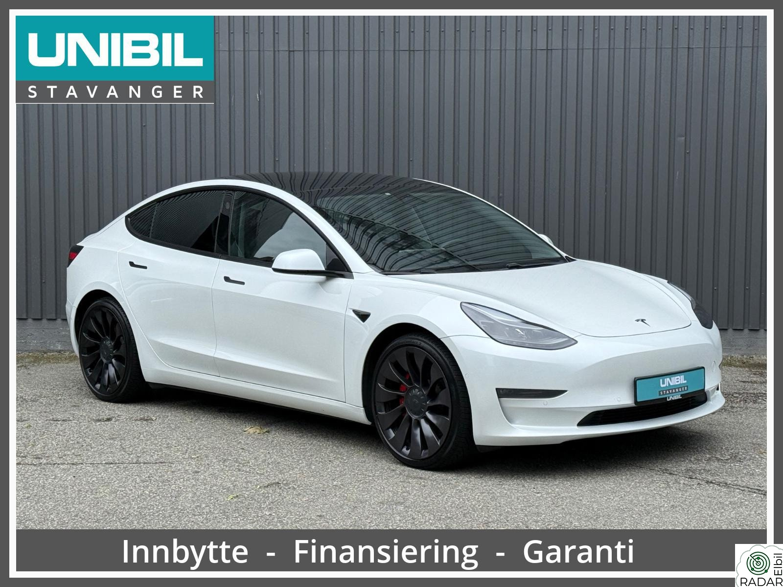 TESLA Model 3 Long Range 4WD Performance Premium Pano/Skinn/Norsk