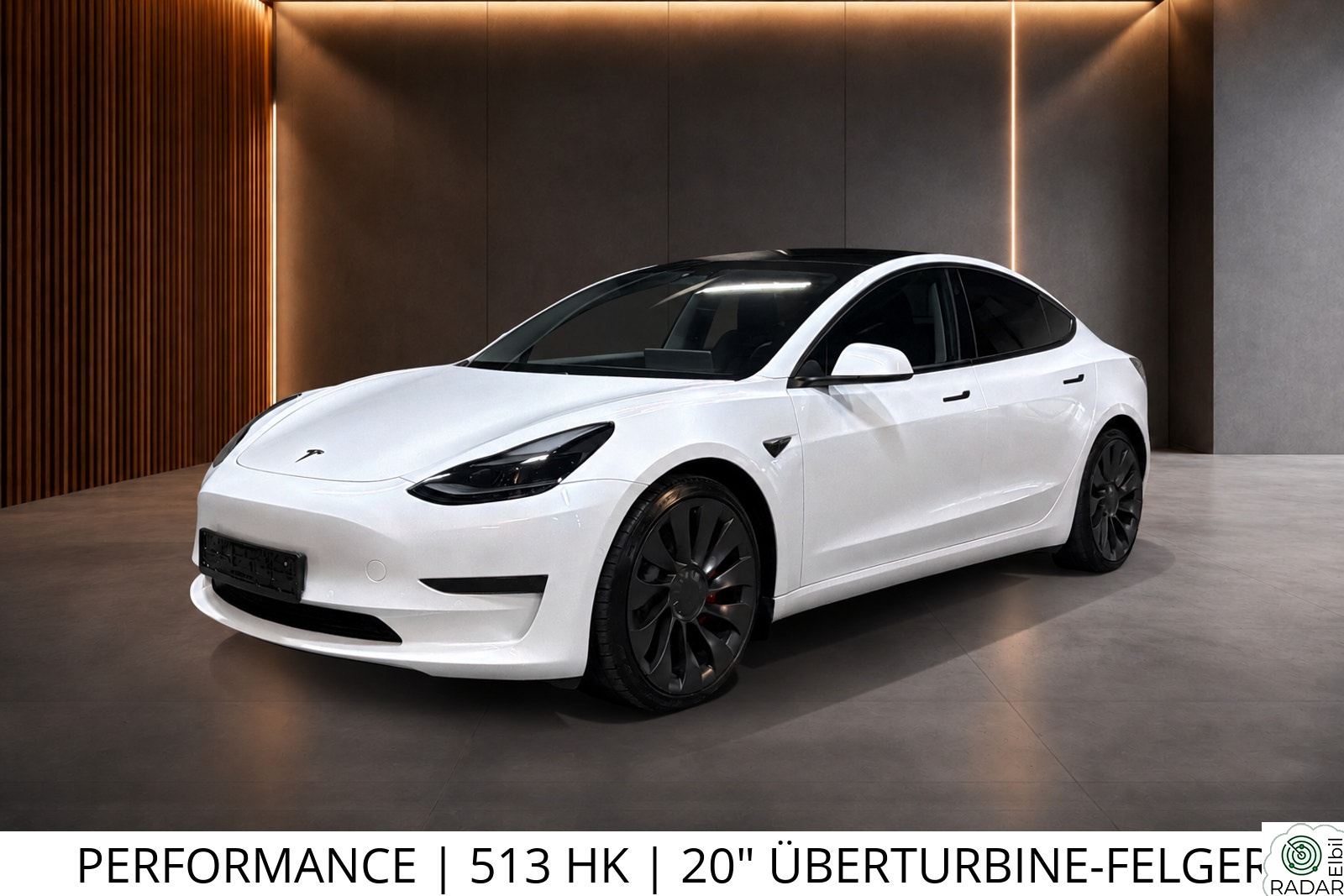 TESLA Model 3 PERFORMANCE/AWD/PREMIUM/AUTOPILOT/HIFI/VARMEPUMPE/567KM