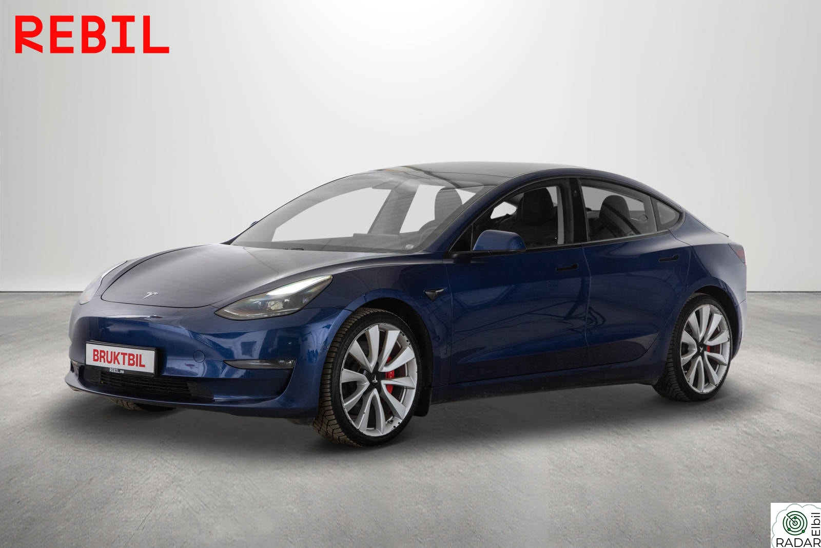 TESLA Model 3 567km (75 KWh) Performance/Prem-Lyd/Skinn/Pano/El.bak