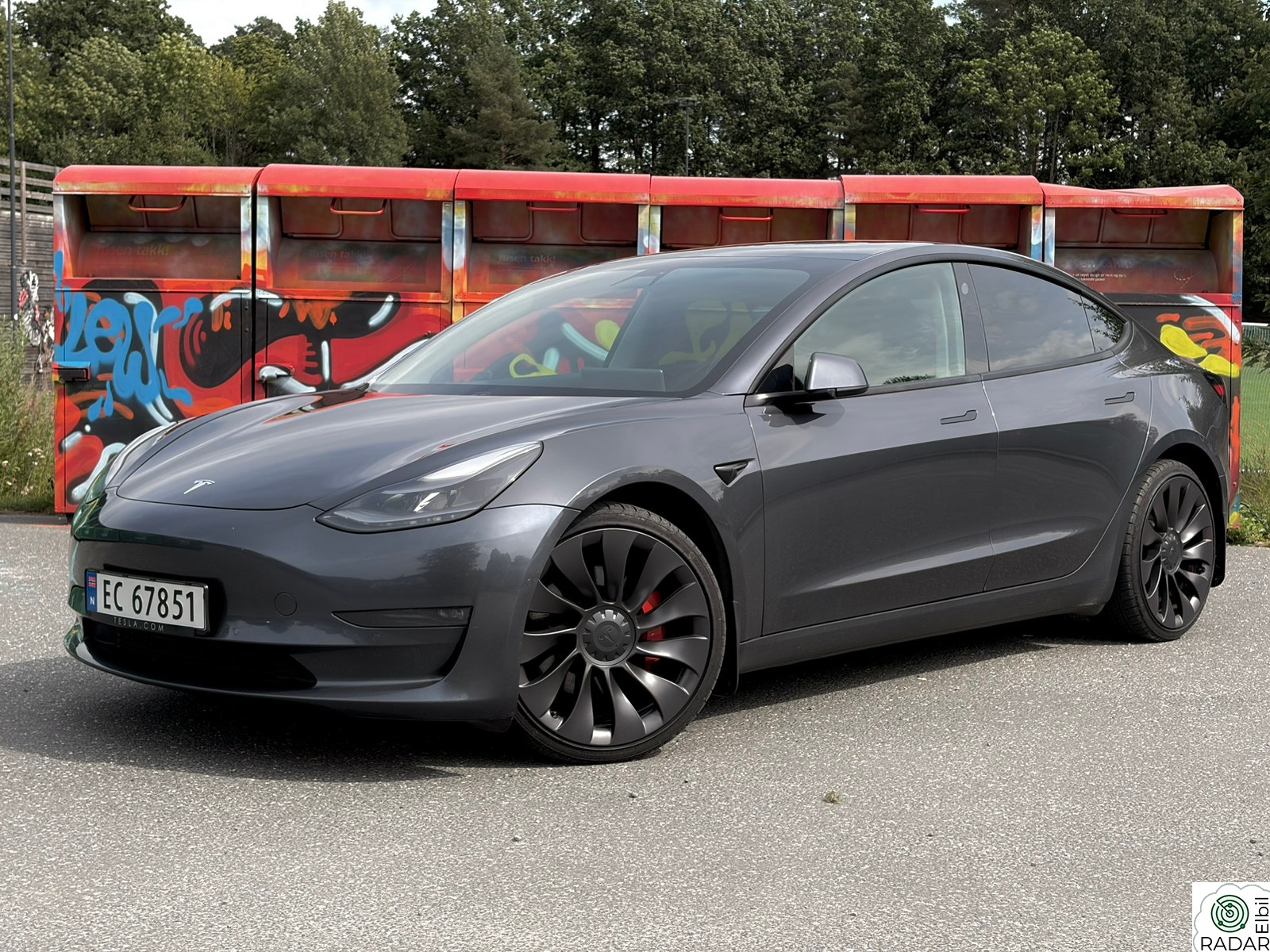TESLA Model 3 Performance AWD | NAF test | 513 hk | Facelift | Matrix