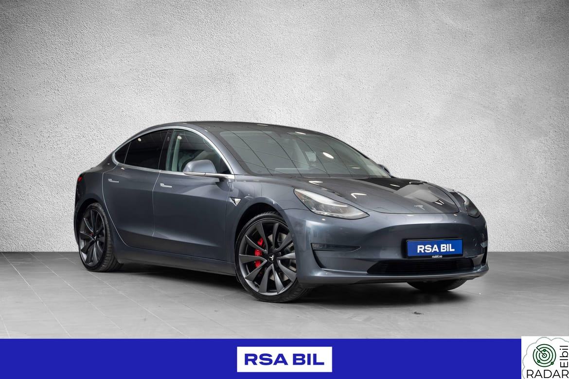 TESLA Model 3 PERFORMANCE AWD/Garanti/Innbytte
