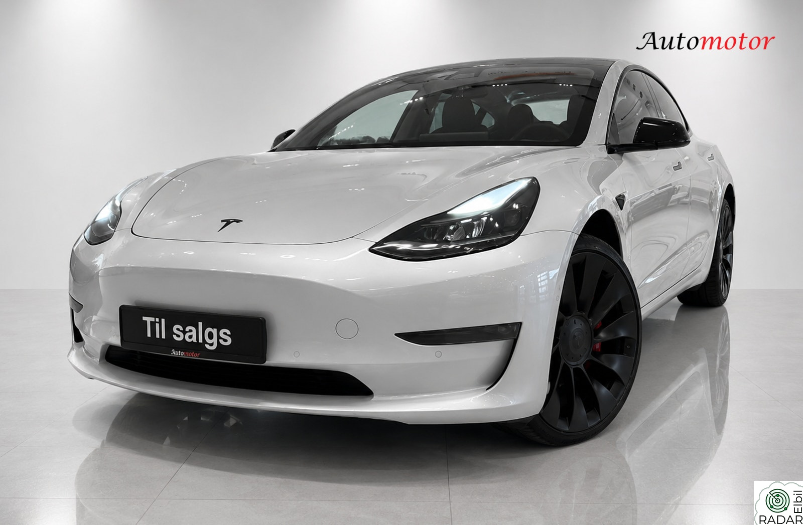 TESLA Model 3 Performance/513HK/567KM/Premium/AP/Facelift/Varmepumpe
