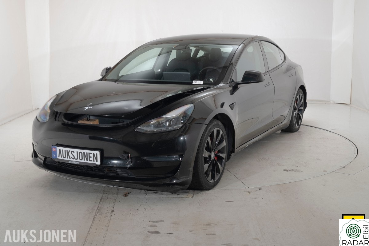 TESLA Model 3 PERFORMANCE AWD PANO ACC AUTOPILOT PREMIUM LYD - UTEN M