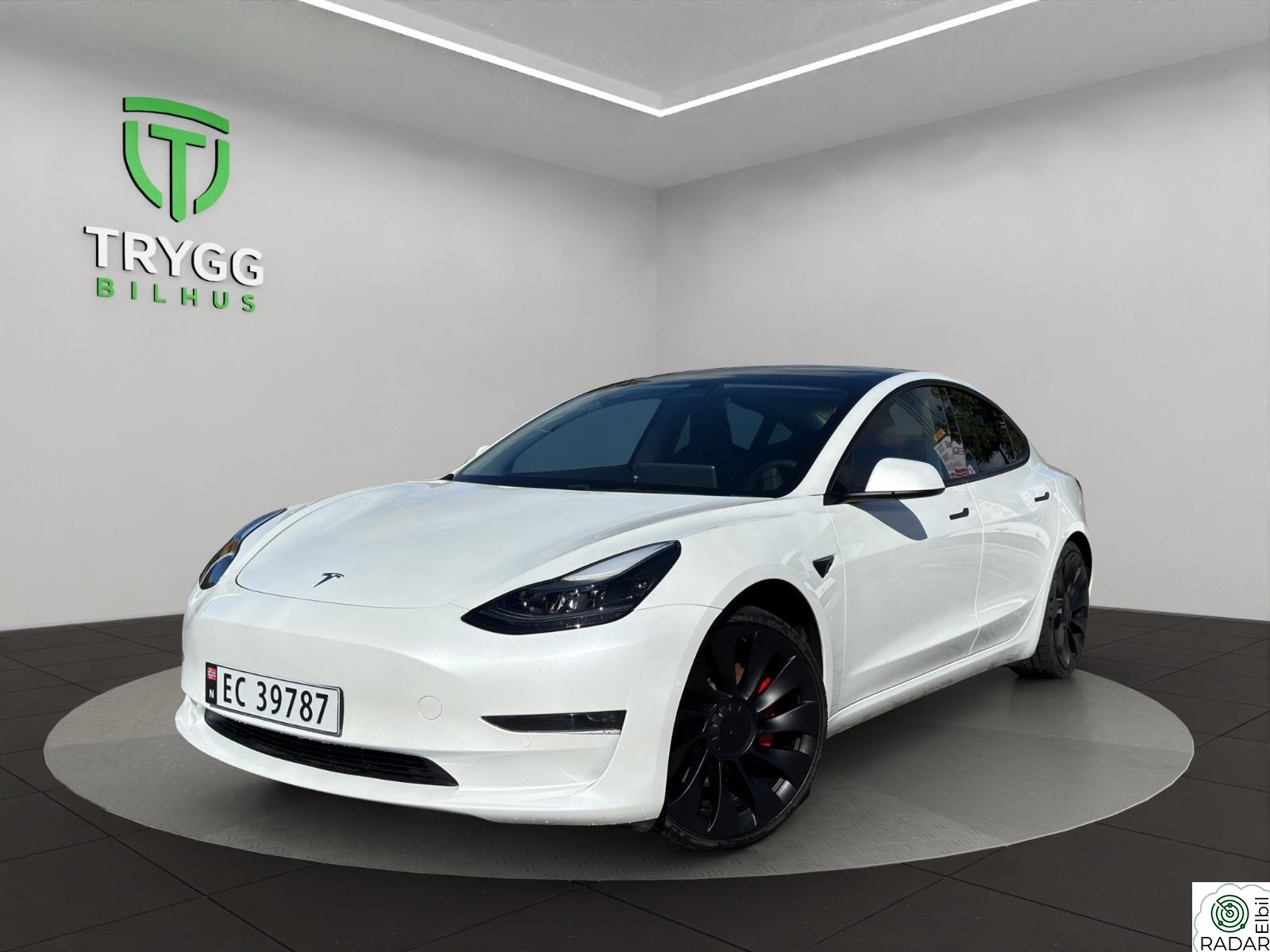 TESLA Model 3 Performance LR / Garantiutløpstest / Ny-EU / Garanti