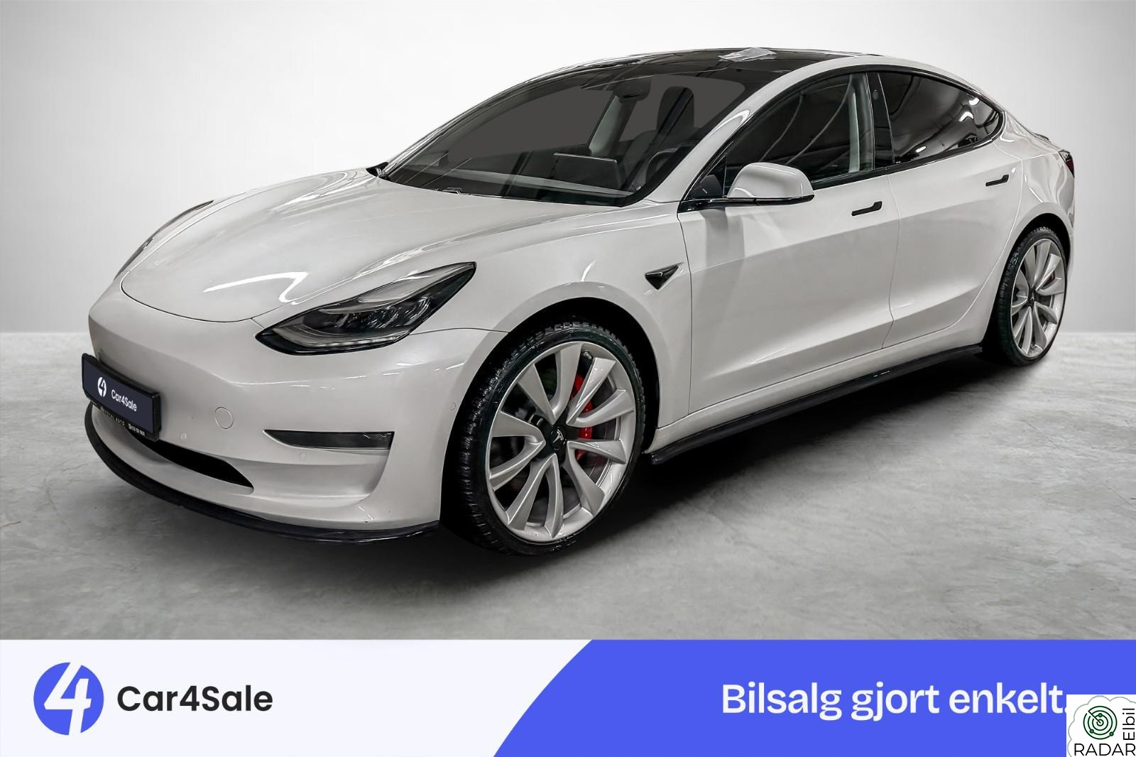 TESLA Model 3 Performance AWD 530km / Service+EU / 1 Eier / Premium