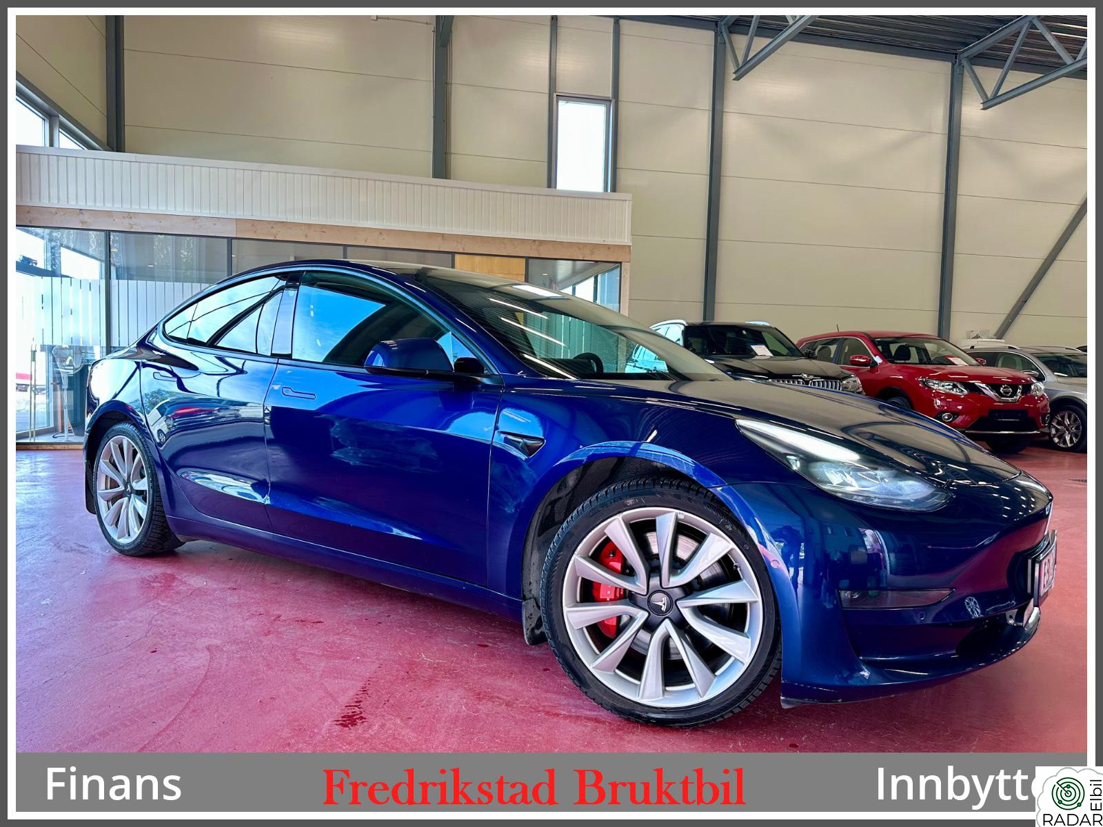 TESLA Model 3 PERFORMANCE 513 HK/FOLIERT/TØFF BIL!/FACELIFT, V.PUMPE