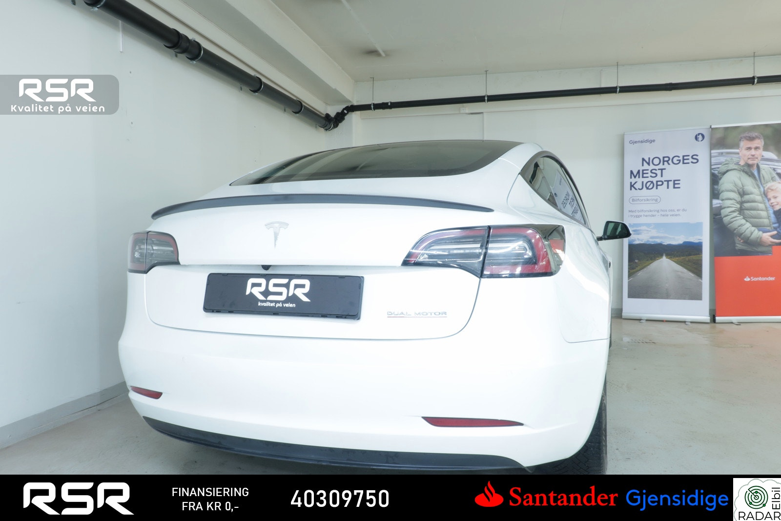 TESLA Model 3 Performance AWD - Premium - Finans!