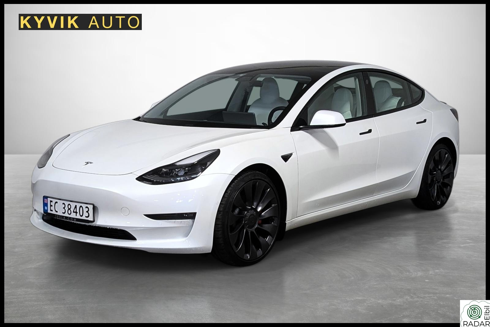 TESLA Model 3 Performance | Enhanced Autopilot | Utvidet Garanti
