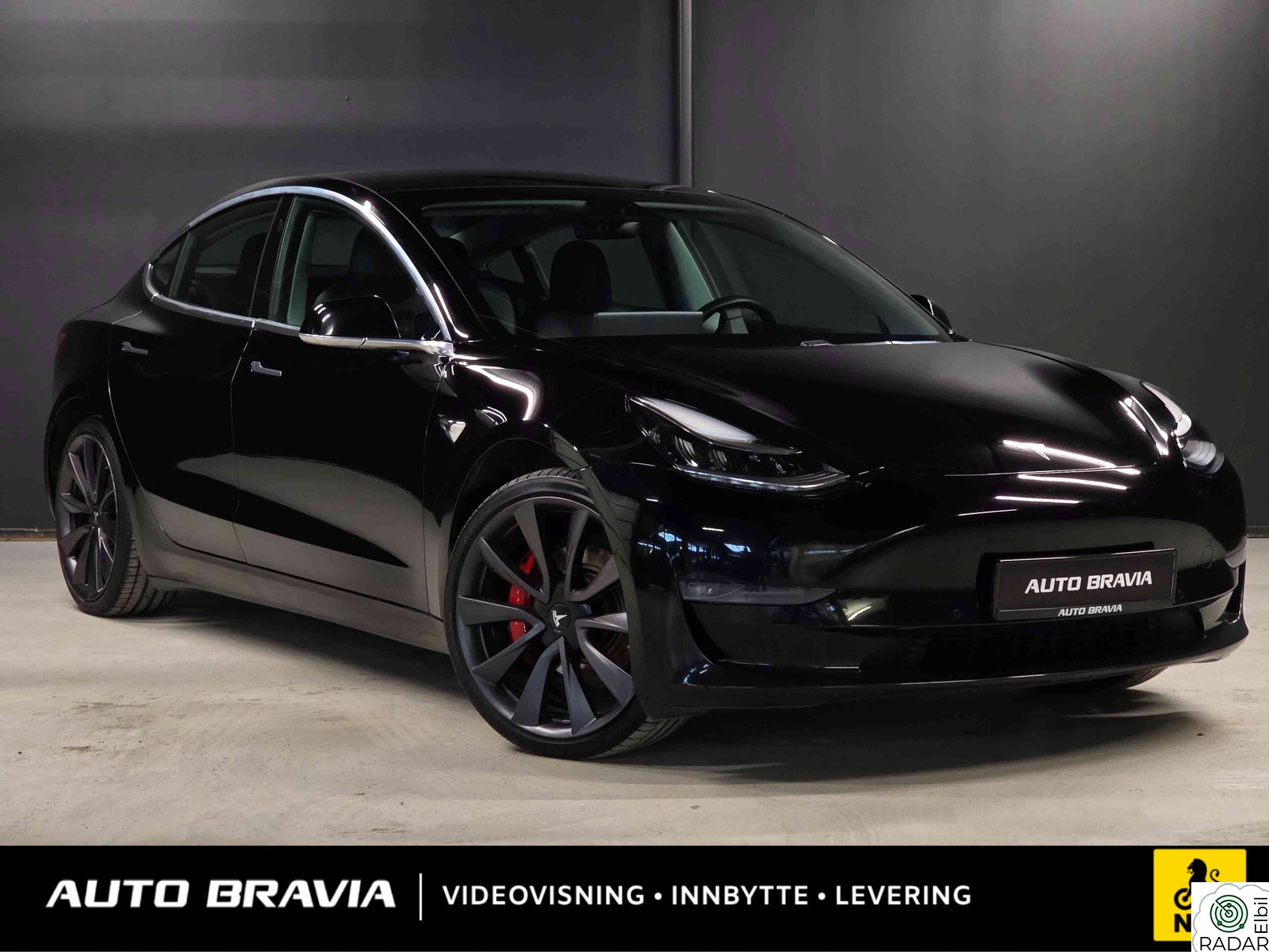 TESLA Model 3 PERFORMANCE/530KM/AWD/AUTOPILOT/INNBYTTE/NAF TEST++