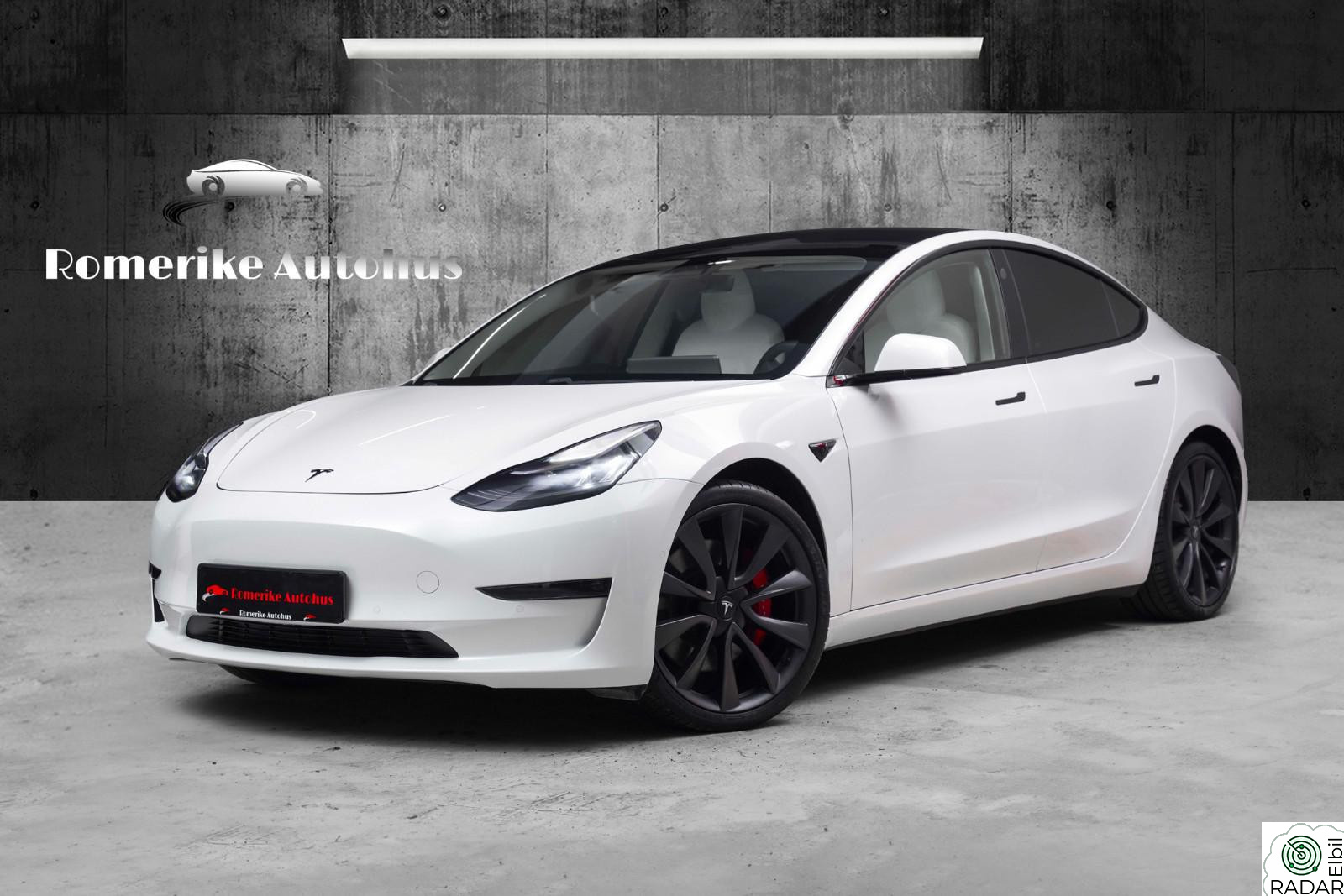 TESLA Model 3 Performance AWD // UltraWhite, TrackMode, PremiumLyd+++