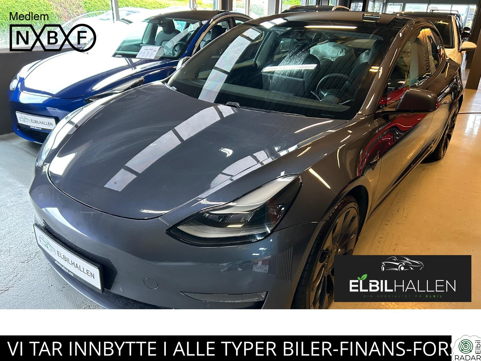 TESLA Model 3 PERFORMANCE/LR/AWD/FACELIFT/AUTOPILOT/V.PUMPE/2x20"HJUL