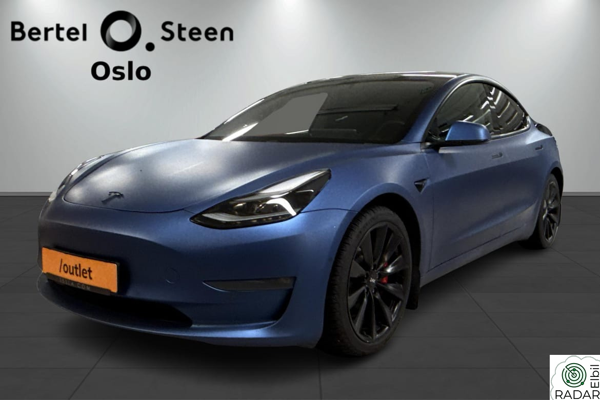 TESLA Model 3 Performance AWD/TILSTANDSRAPPORT/AUTOSTYRING