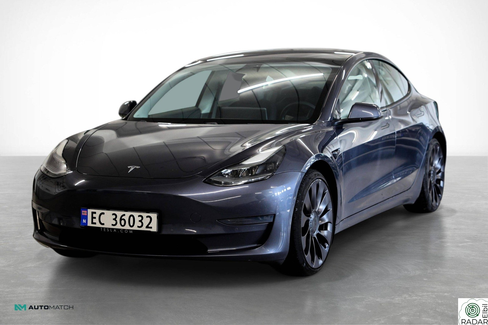 TESLA Model 3 PERFORMANCE  513HK / AWD / PREMIUM / VI TAR INNBYTTE