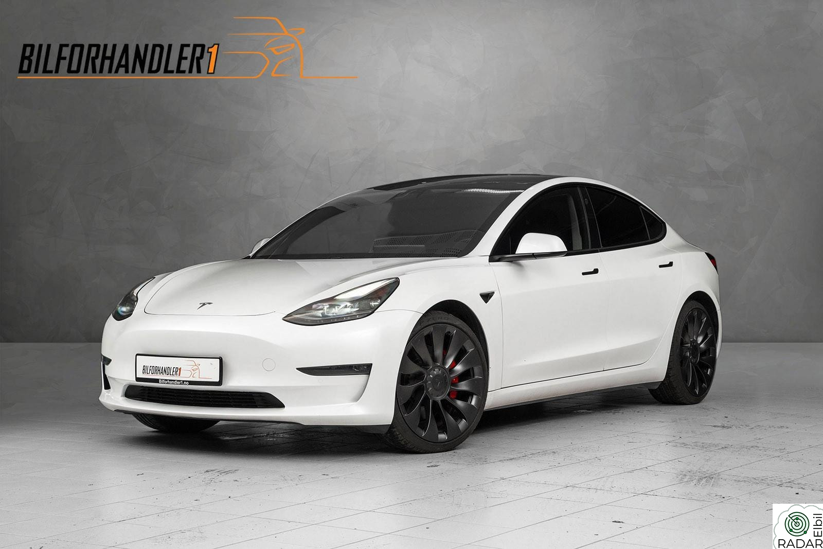 TESLA Model 3 Performance Autopilot/Premium Lyd/Utvidet garanti