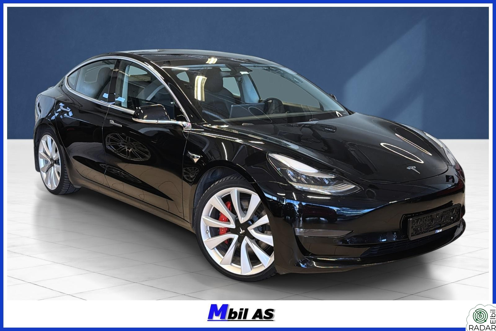 TESLA Model 3 PERFORMANCE/513HK/ FULL FSD!!/PREMIUM LYDSYSTEM/360KAM+