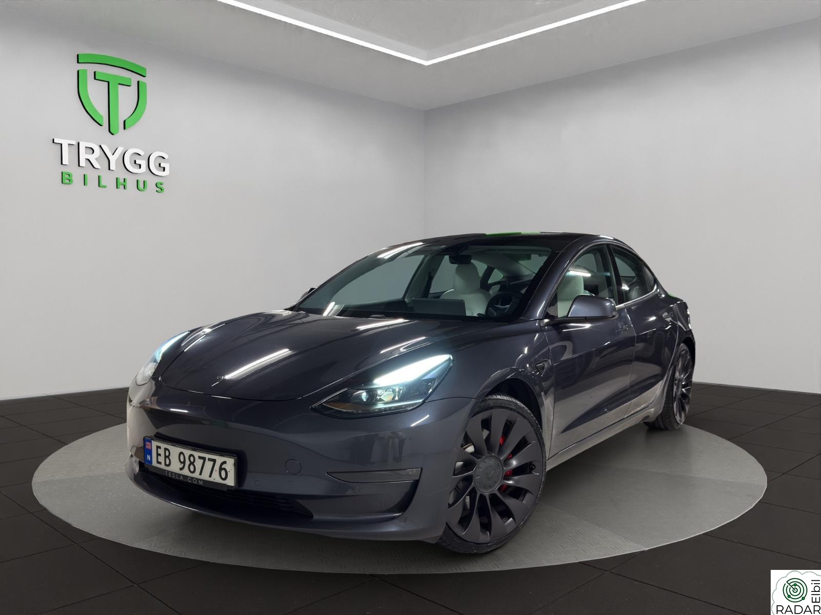 TESLA Model 3 Performance LR / Ny-EU / Nye Dekk / Premium / Garanti