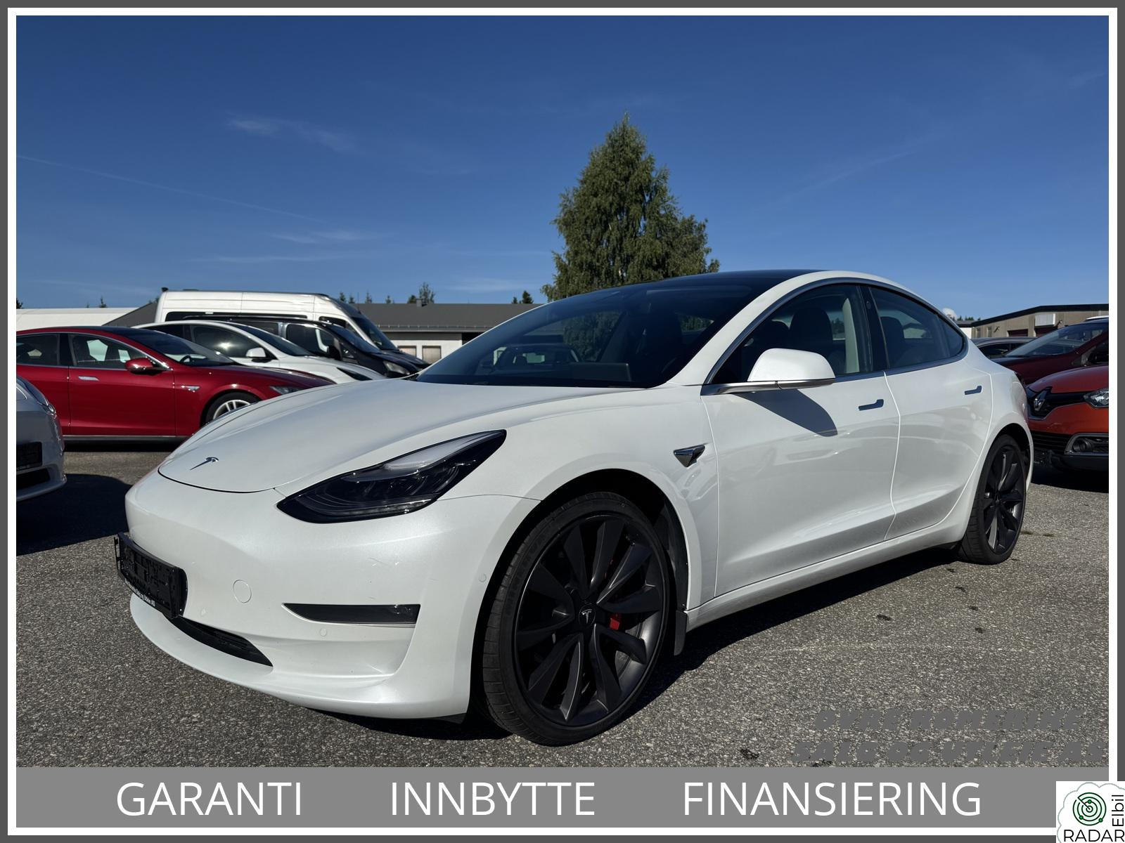 TESLA Model 3 Performance 513Hk, Long range, AWD, Autopilot, 1 Eier,