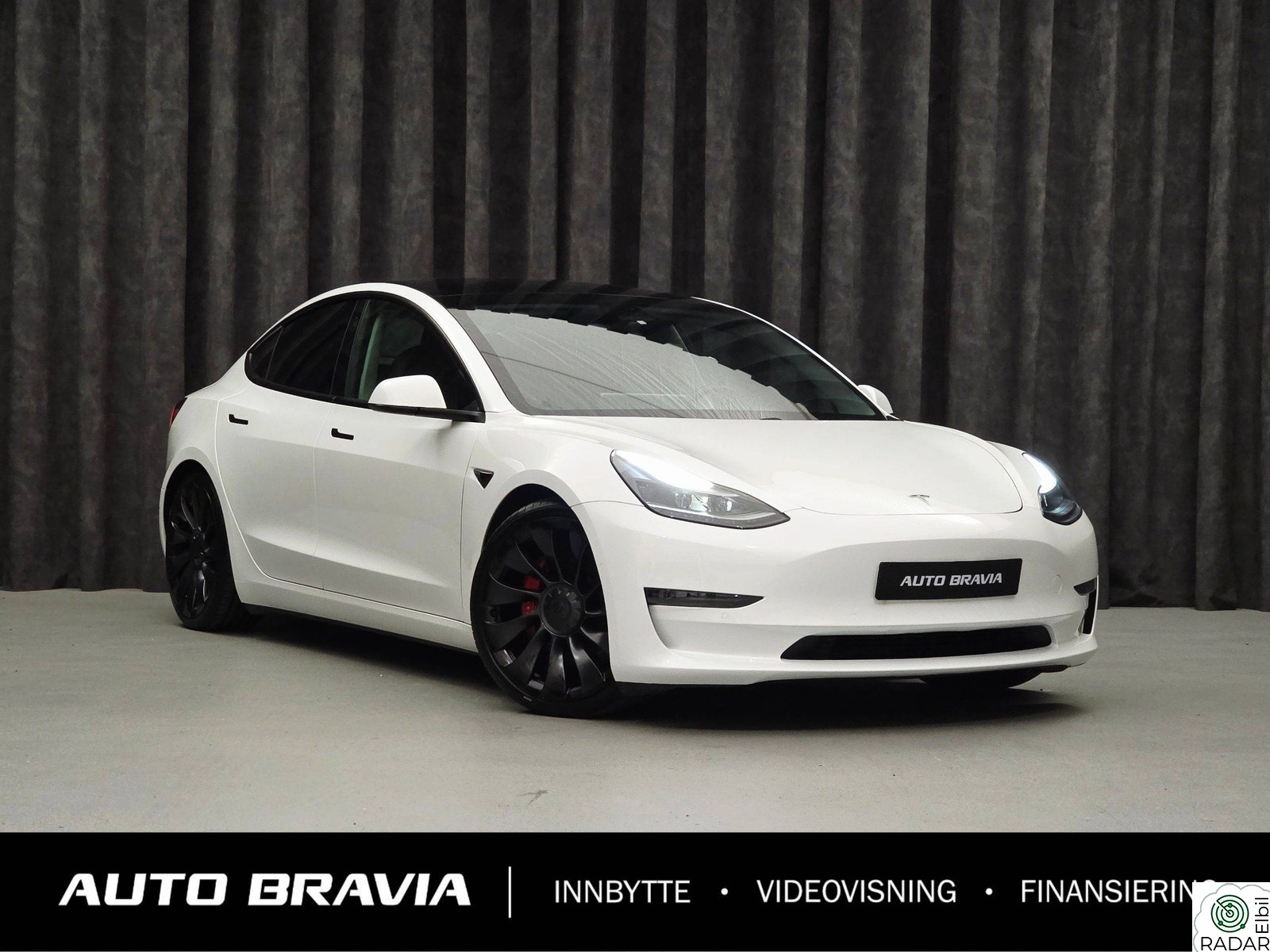 TESLA Model 3 PERFORMANCE/DUAL MOTOR/567KM/UBERTURBINE/VARMEPUMPE/++