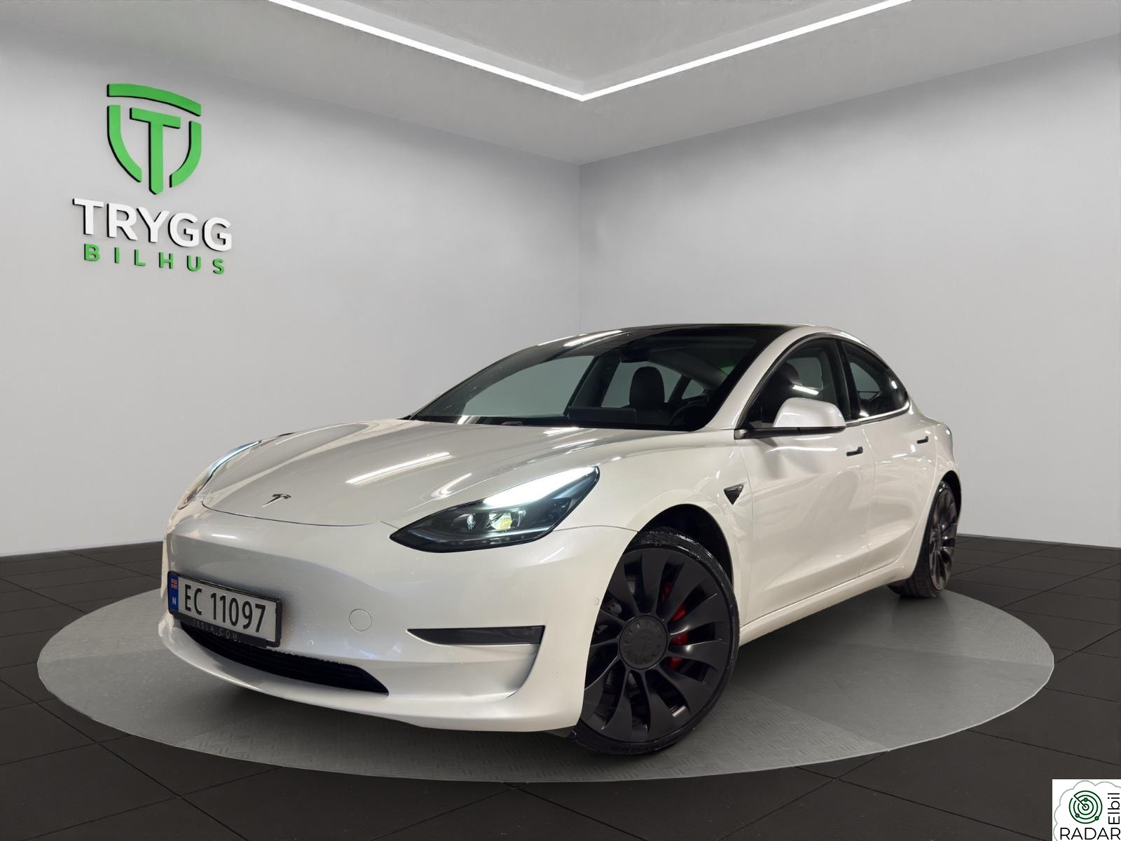 TESLA Model 3 Performance LR / Garantiutløpstest / Strøken / Ny-Eu