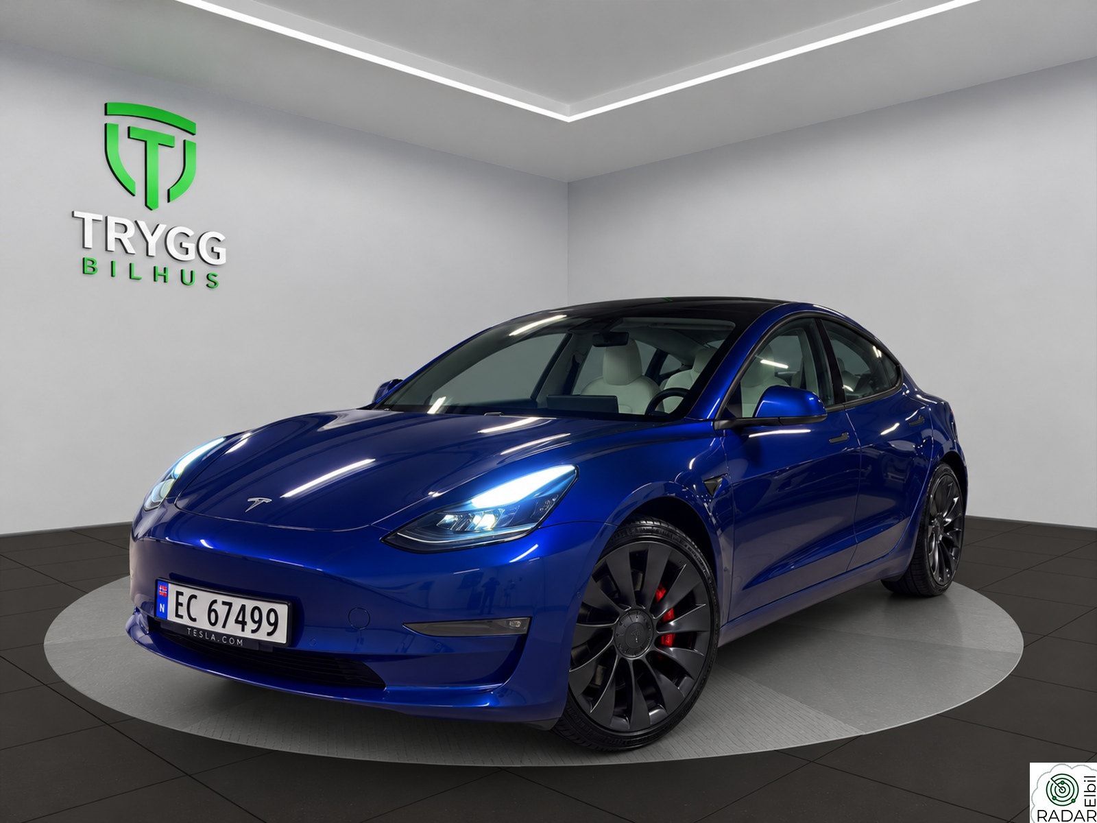 TESLA Model 3 Performance LR AWD/Garantiutløpstest/Rattvarme /Garanti