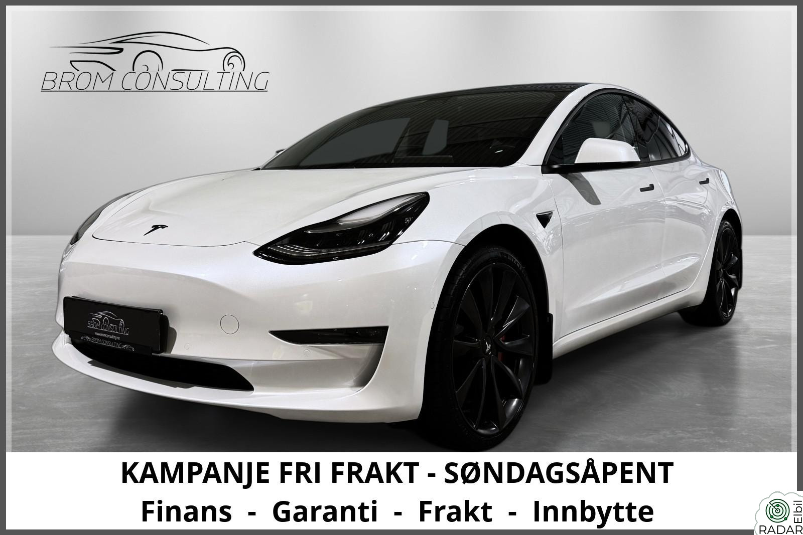 TESLA Model 3 Performance | Long Range | AWD | Lav km | Premium