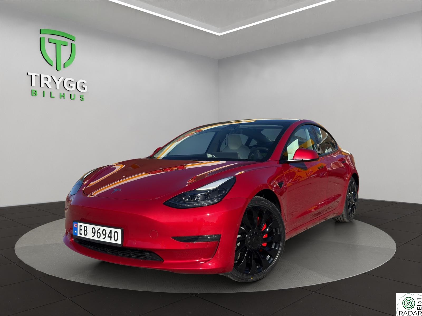 TESLA Model 3 Performance Long Range / Nye Sommerdekk /Nye Vinterdekk