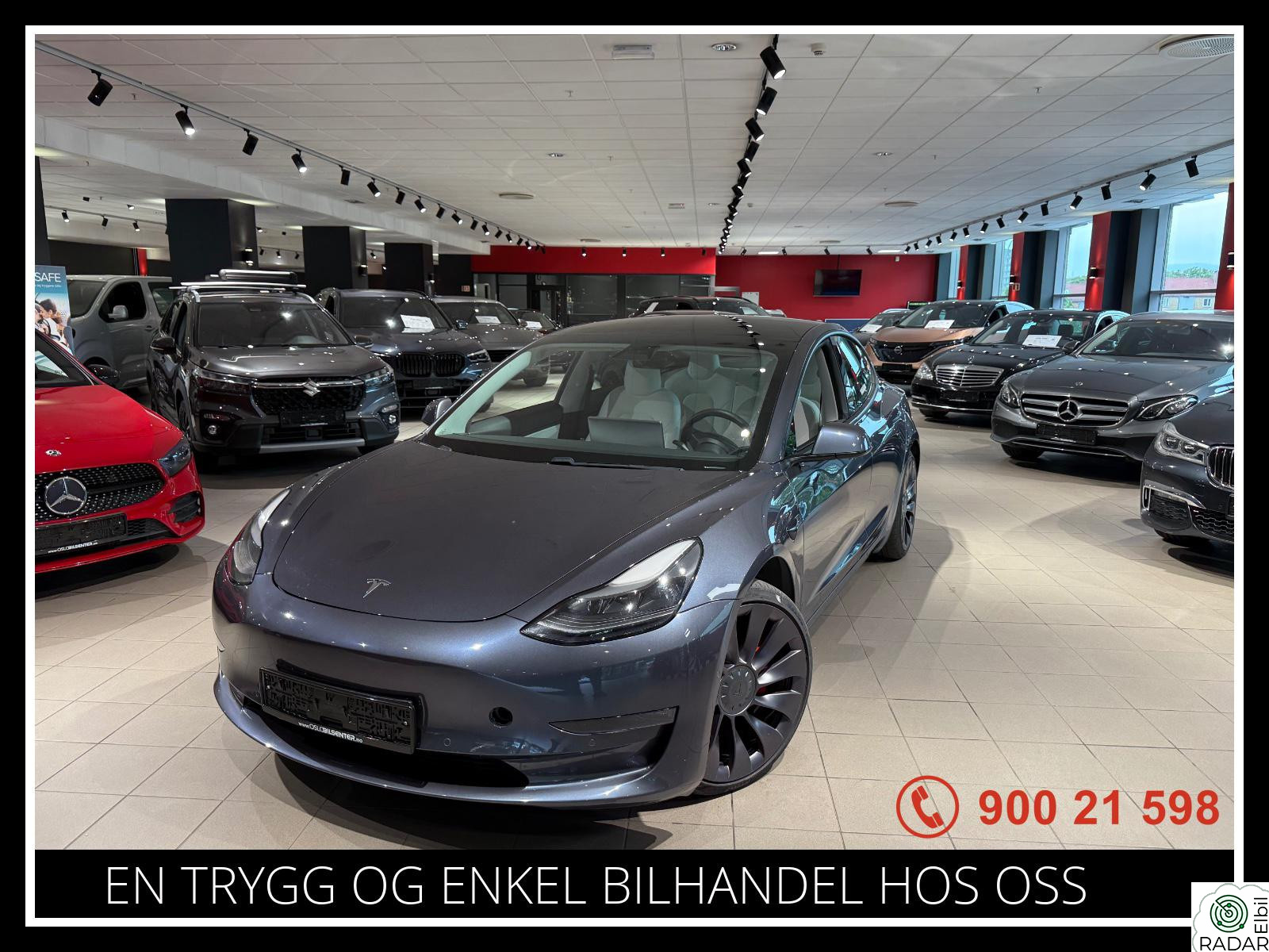 TESLA Model 3 PERFORMANCE/513 HK/PANO/AWD/AUTOPILOT/NAVI/R.KAMERA
