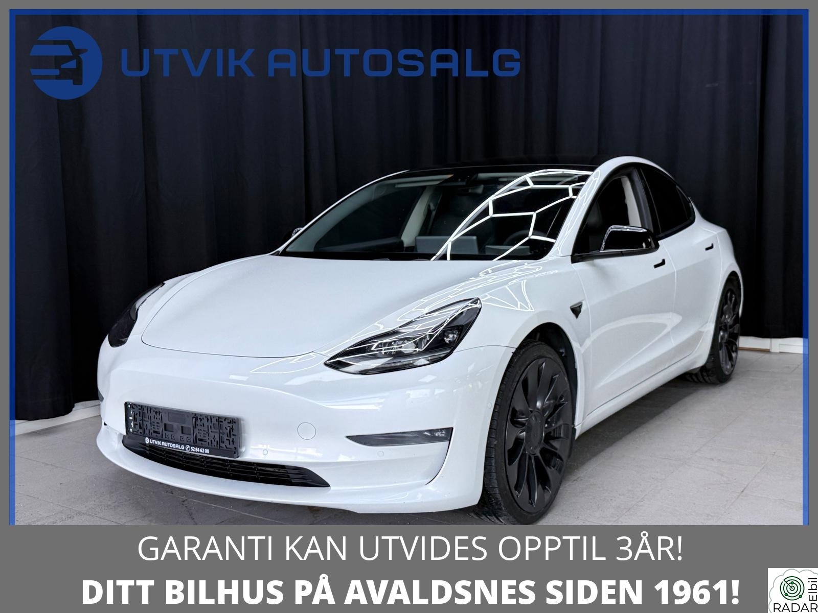 TESLA Model 3 PERFORMANCE 4X4 567KM WLTP/SKINN/PANORAMA/AUTOPILOT++