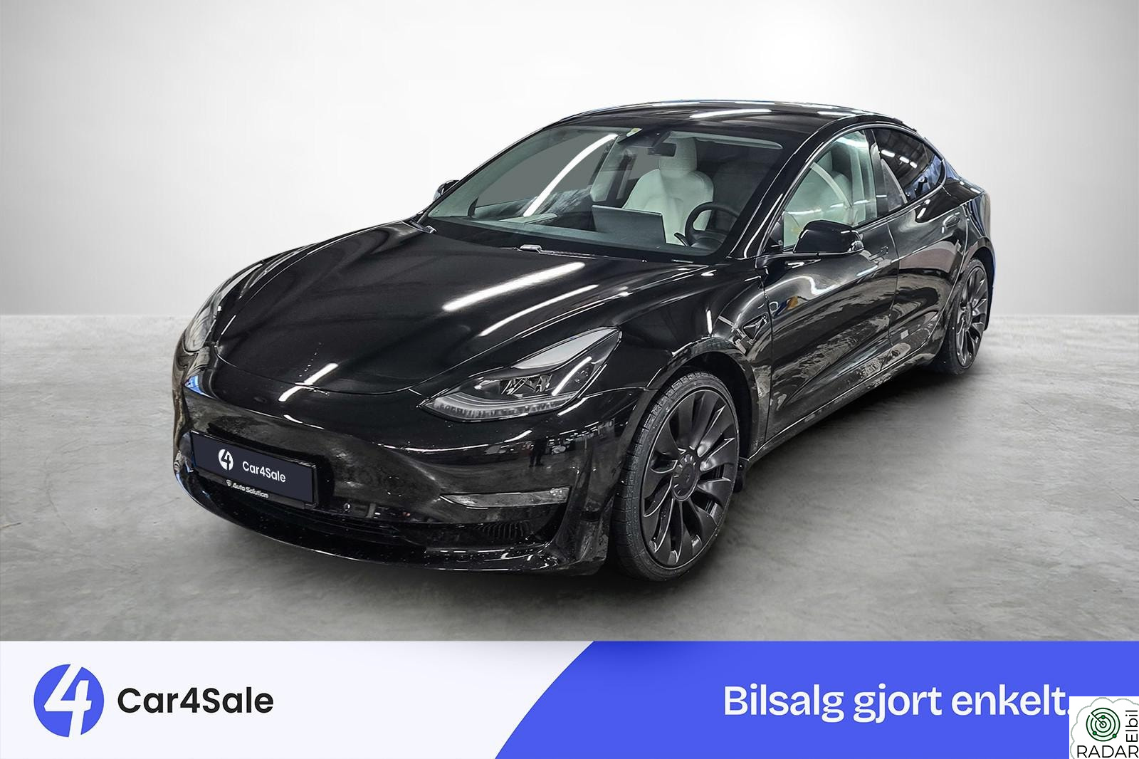 TESLA Model 3 Performance AWD 567km / Premium / AP / S+V / Norsk++