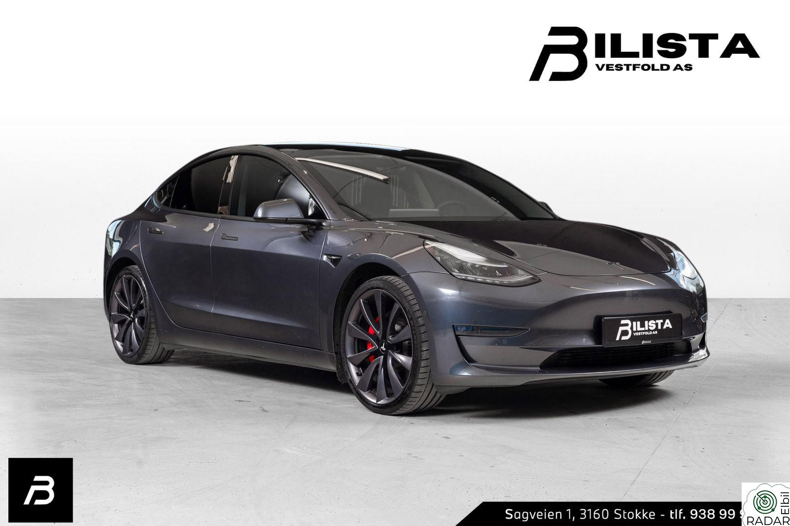 TESLA Model 3 Performance 4x4 Acc Premium Autopilot Carbon-GARANTI!