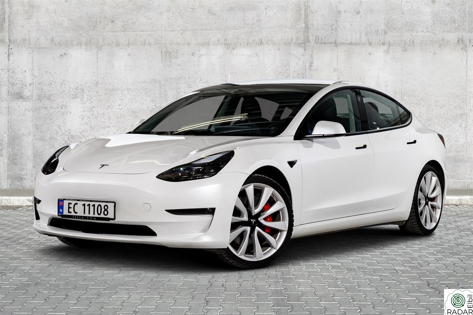 TESLA Model 3 Performance Topputstyrt, Enhanced Auto Pilot, Facelift