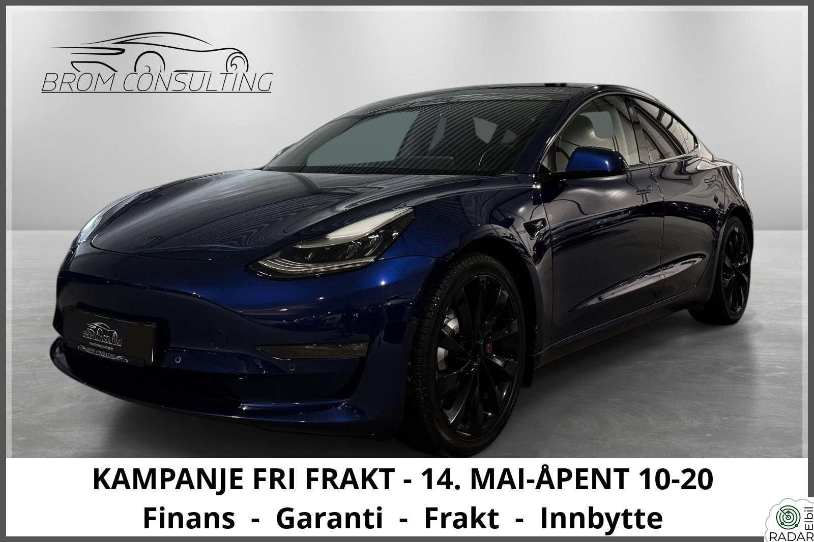 TESLA Model 3 | Performance | Long Range | AWD | Autopilot | 1Eier |