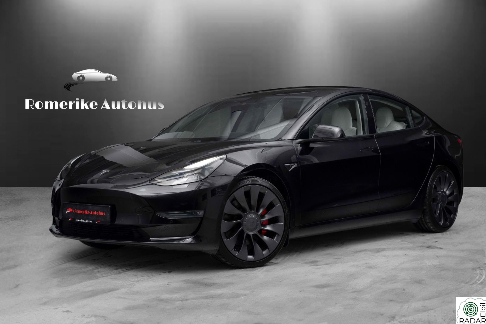 TESLA Model 3 PERFORMANCE AWD // TrackMode, PremiumLyd, 20" Uber+++