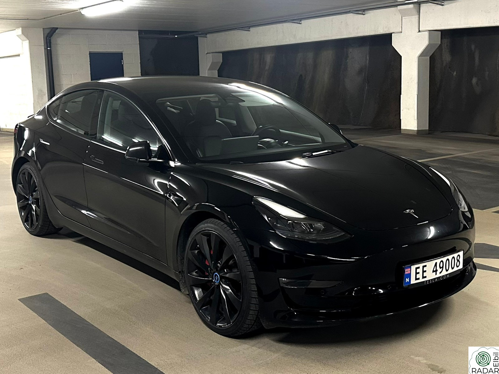 TESLA Model 3 Performance - Mye nytt utstyr/ All Black/ Ny pris!