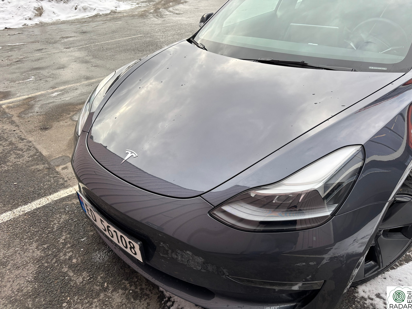 TESLA Model 3 Long Range AWD Hengerfeste, Varme i ratt