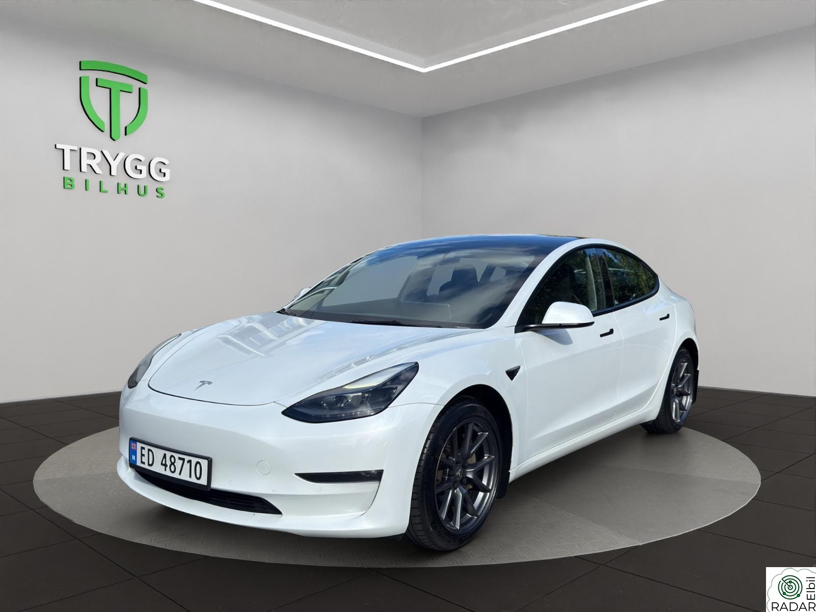 TESLA Model 3 Long Range AWD / 1-Eier / Garantiutløpstest / Garanti